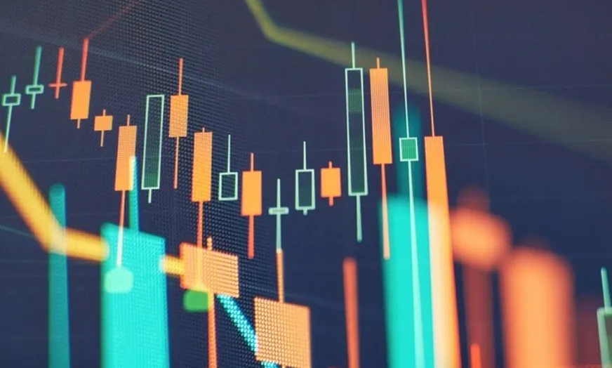 Oil stocks market graph professional